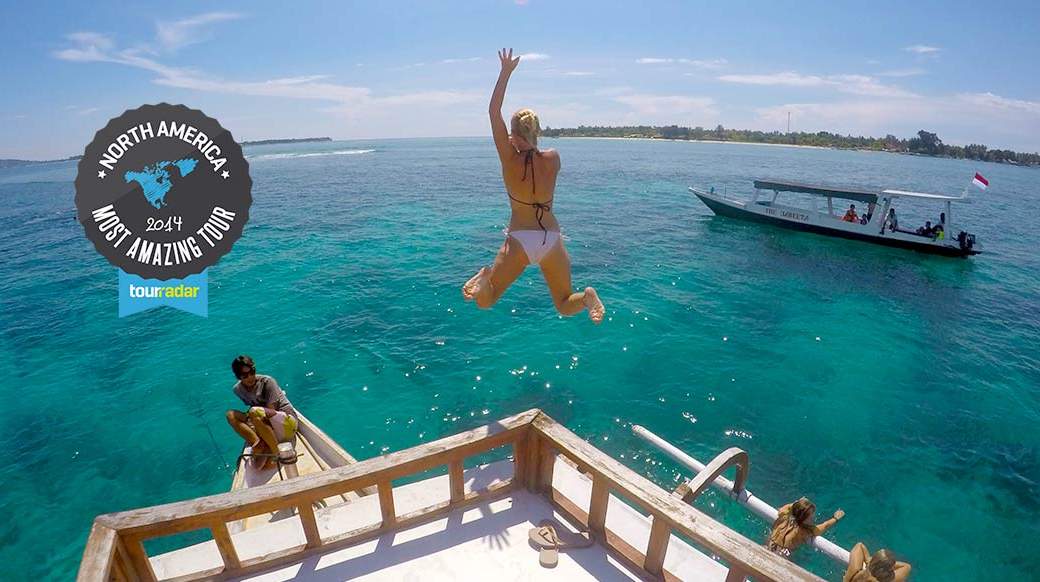 girl jumping award winning tour