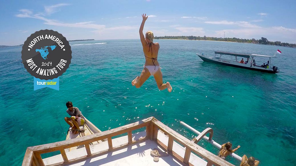 girl jumping award winning tour