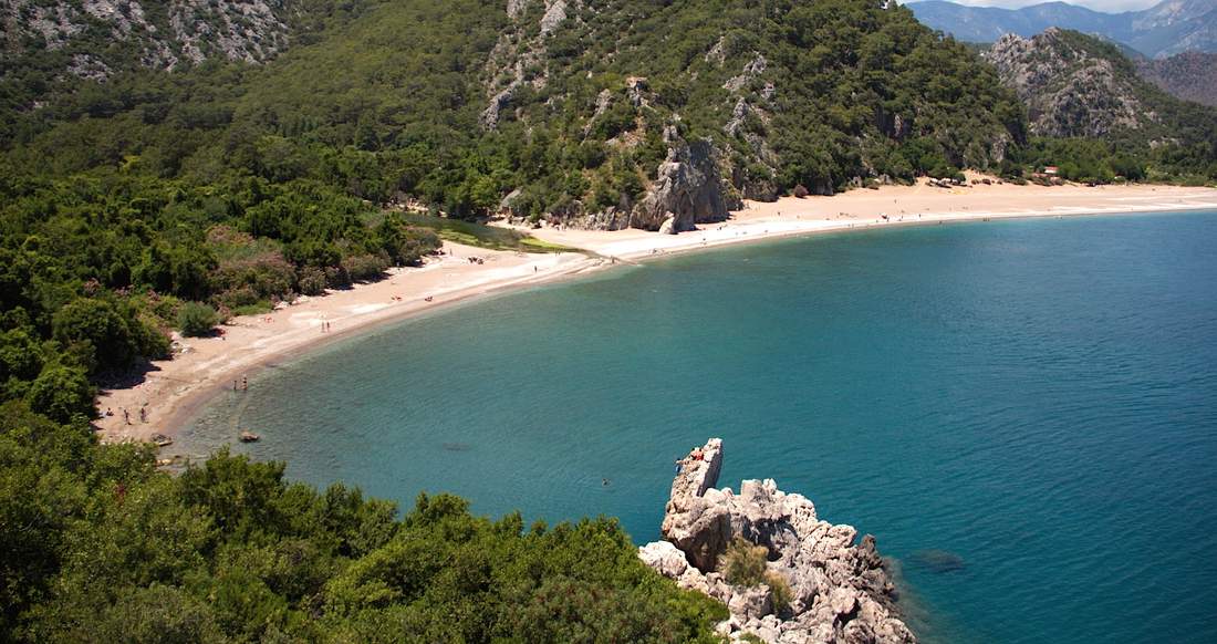 Olympos olympos beach turkey