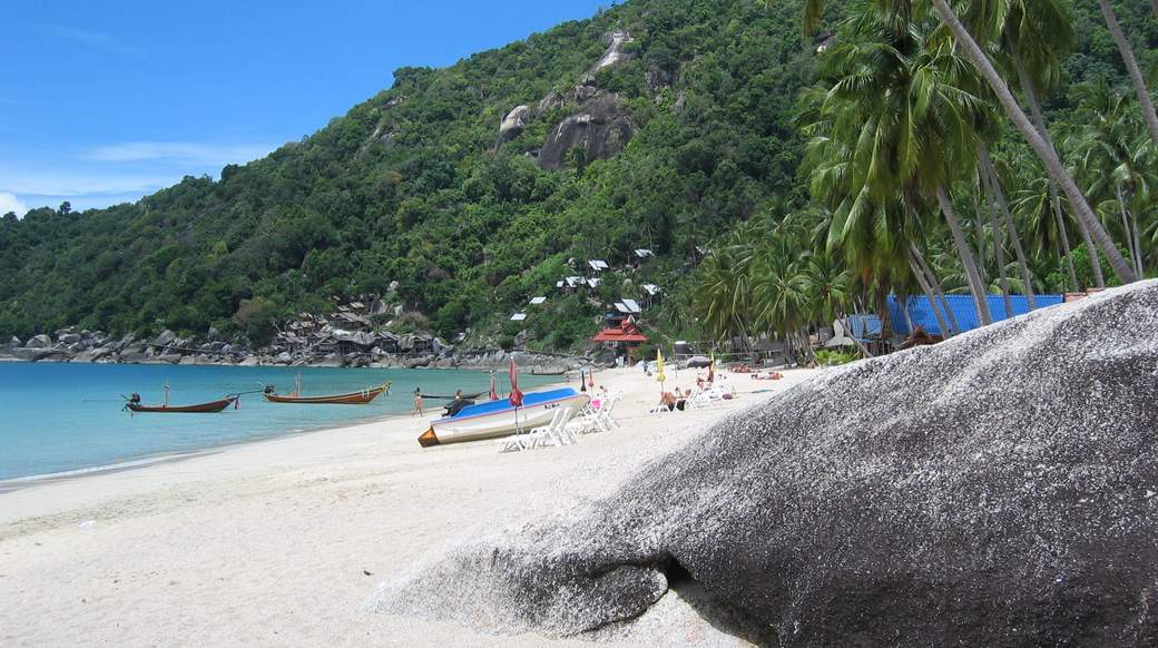 Thailand beach Haad Yuan beach in southern Thailand