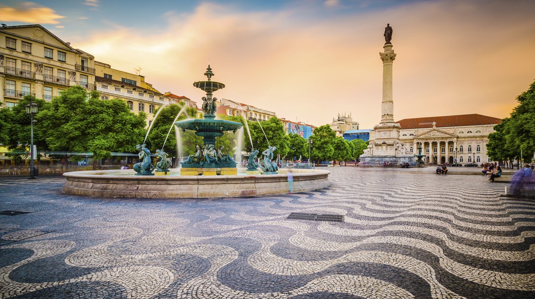 Lisbon Square view of the lisbon square