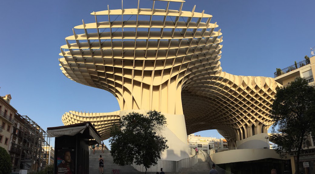 Seville Mushroom interesting structure in seville spain