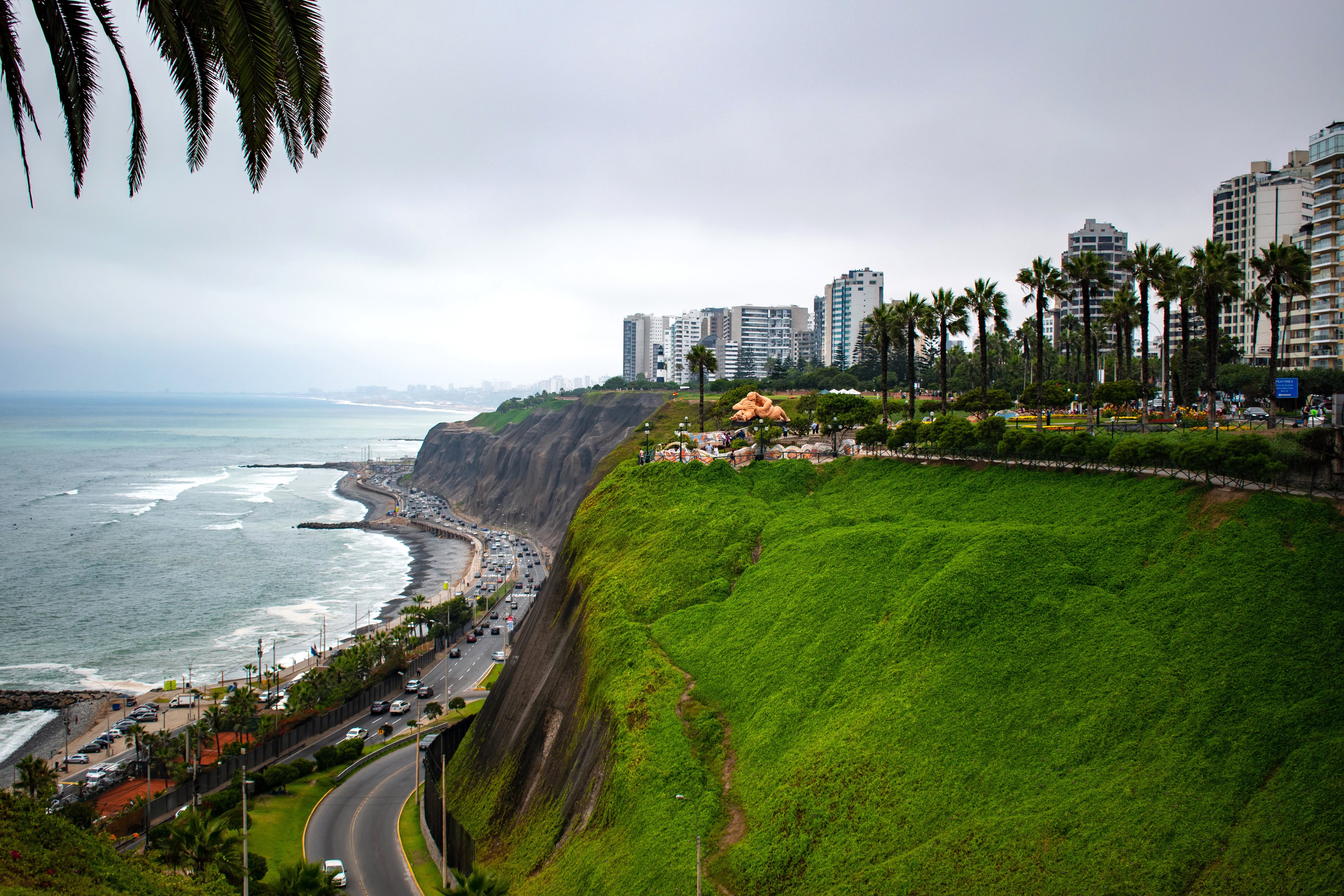 Miraflores cliffs, Lima Peru