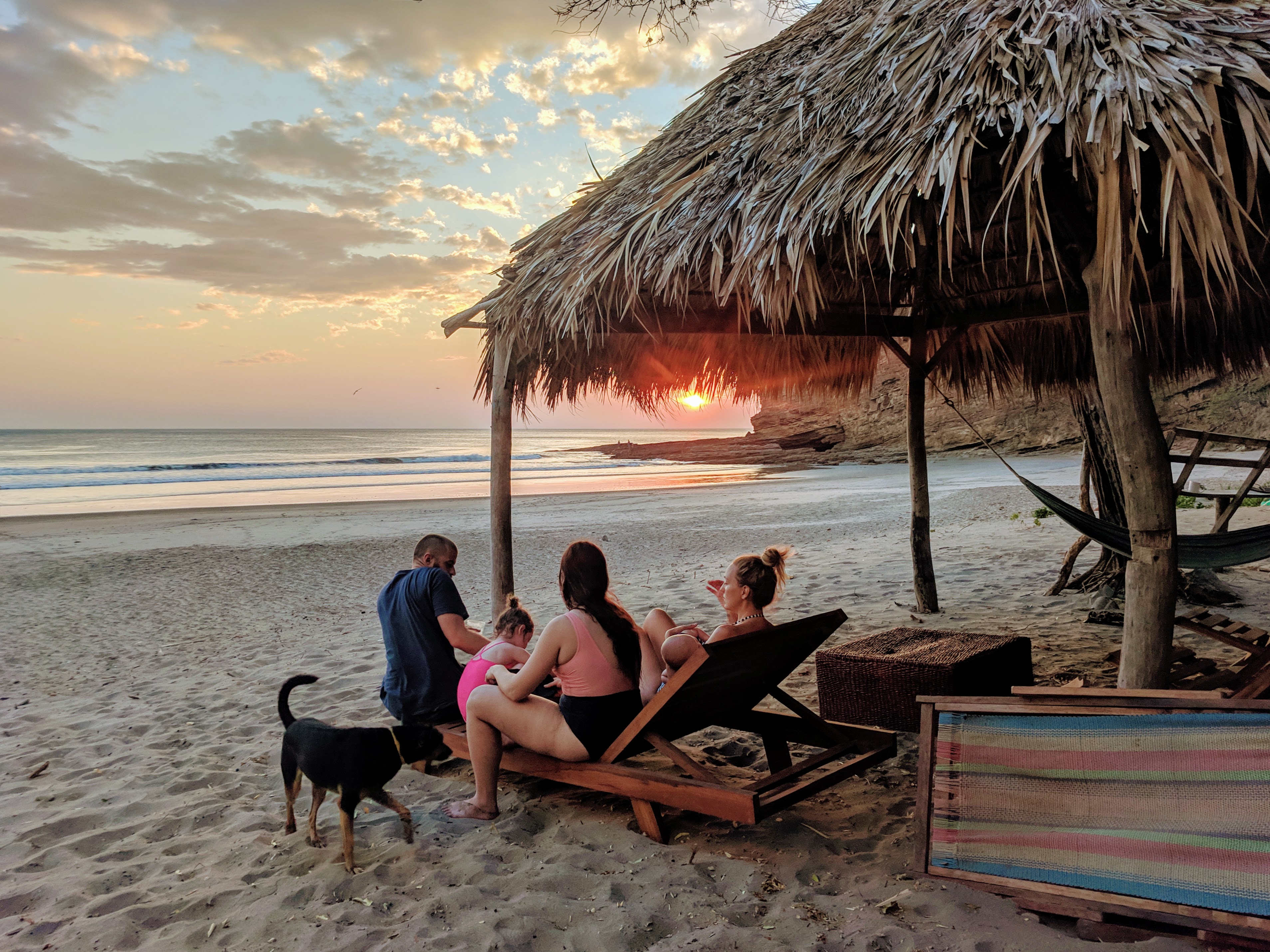Family on a custom trip