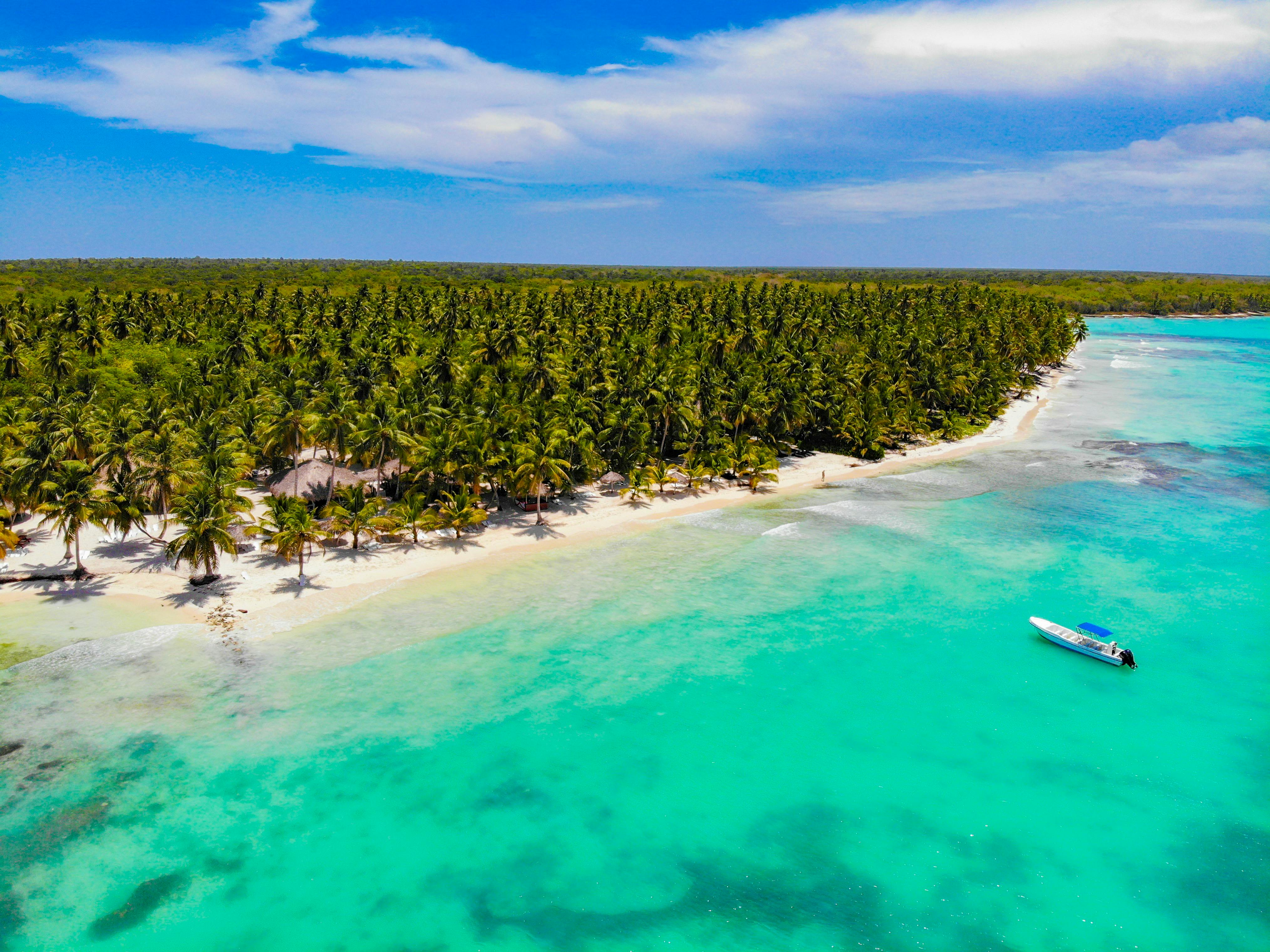 Little Corn Island aerial, Nicaragua