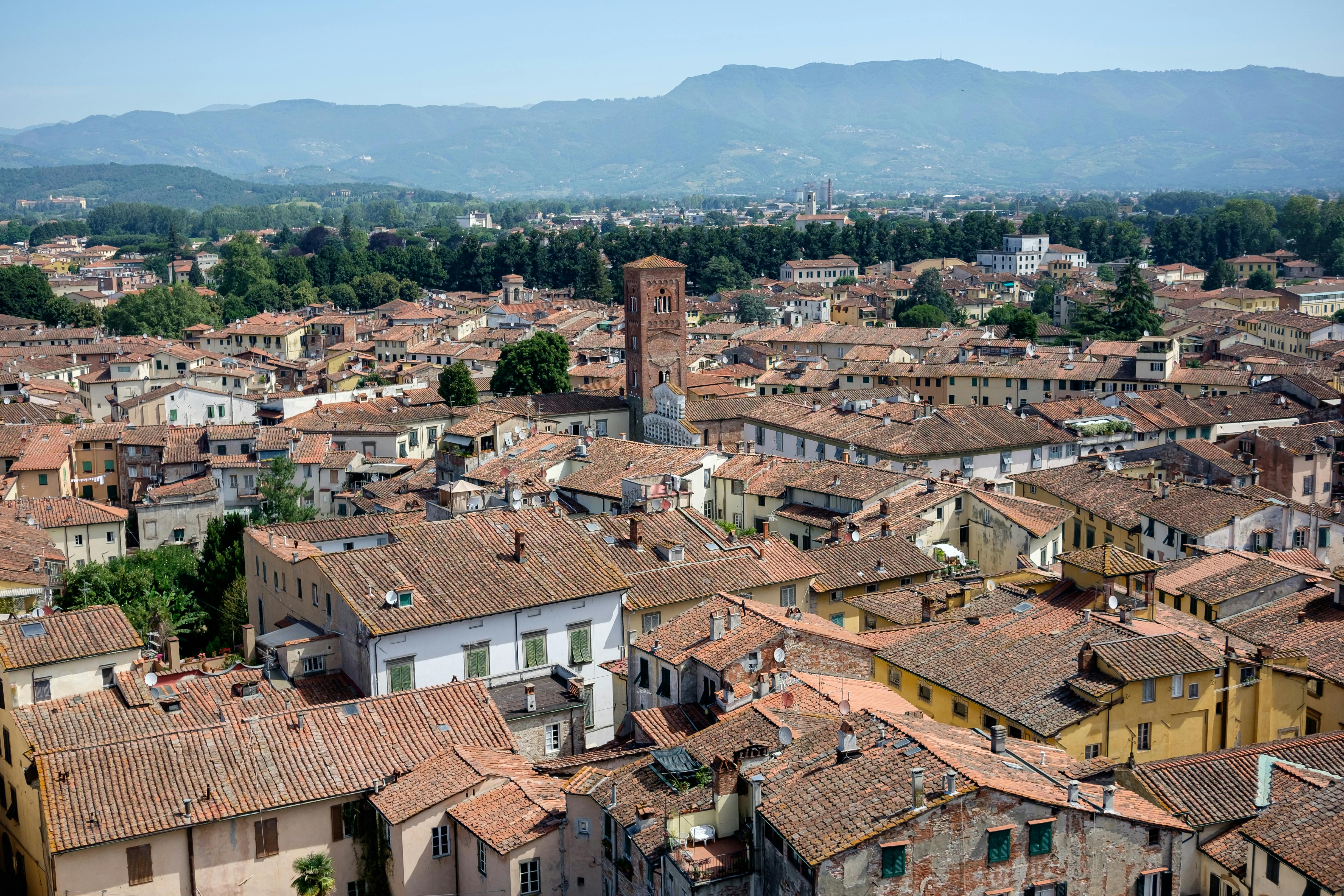 Lucca, Italy — terracotta rooftops