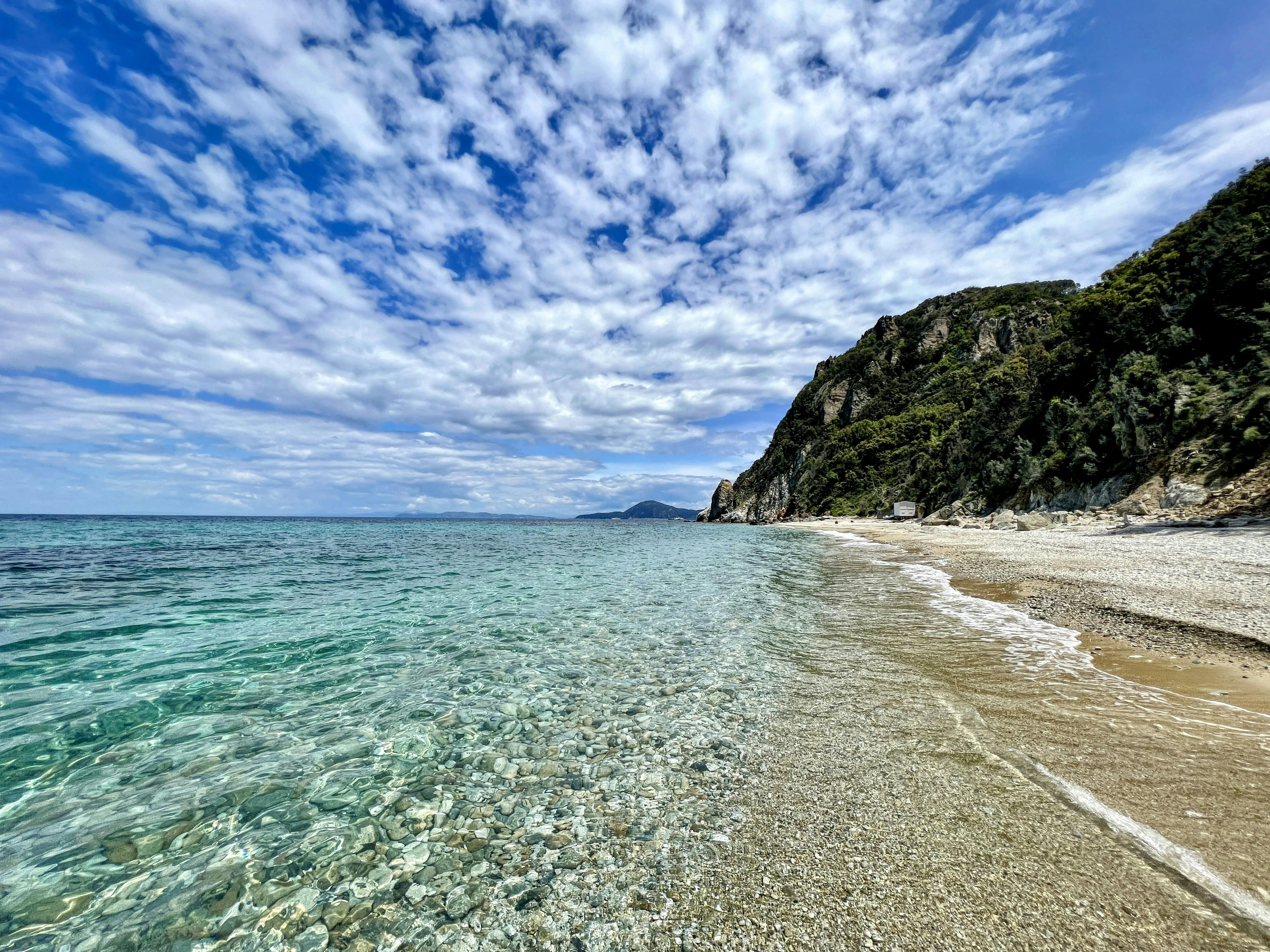 Elba Island, Italy — crystal clear Mediterranean water