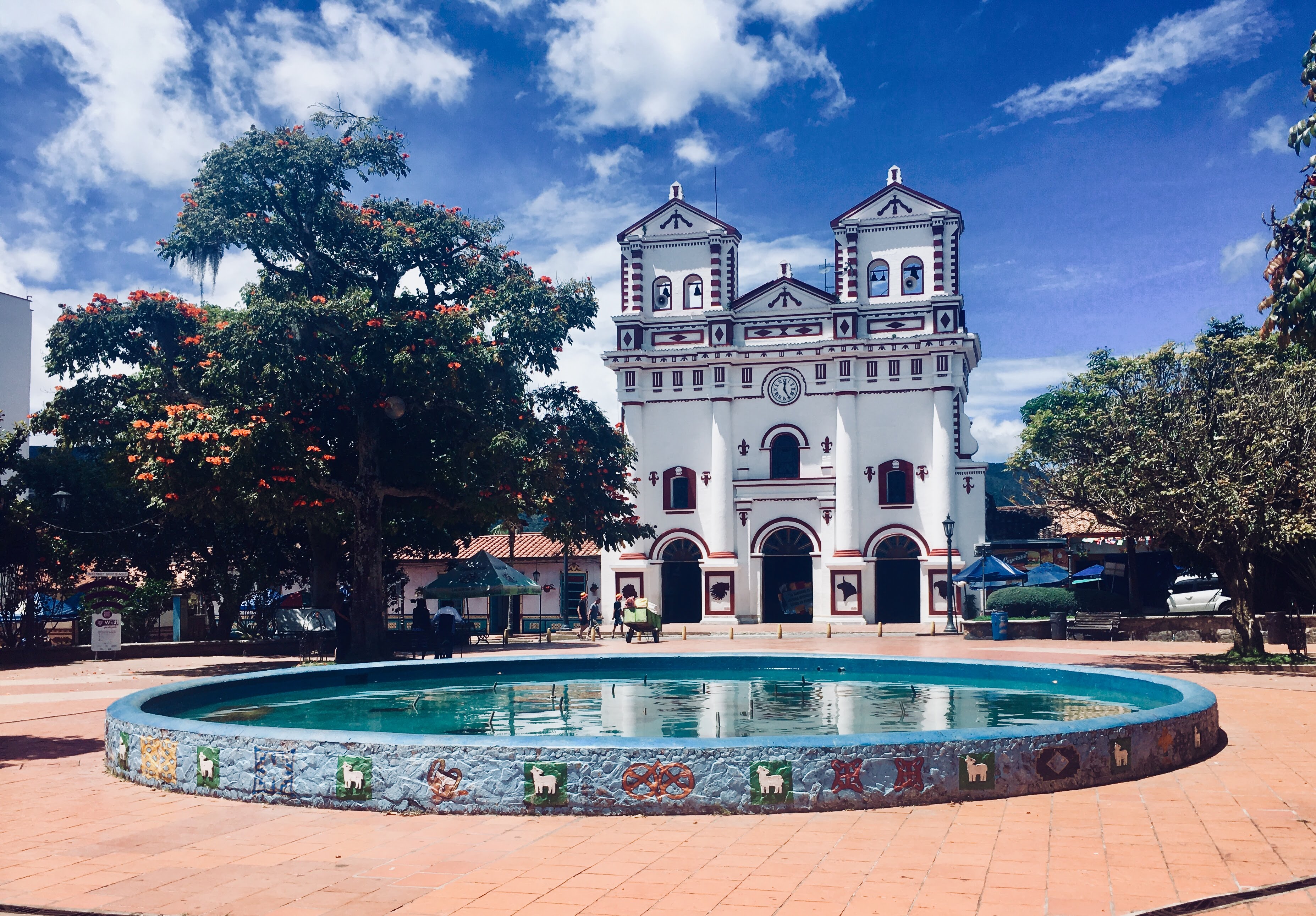 Colonial church, Cartagena, Colombia